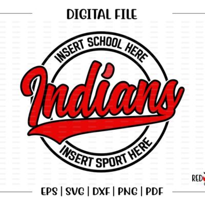 7191 Indian svg Indians svg Indian Indians clipart Mascot School svg dxf eps png pdf sublimation cut file htv vector digital