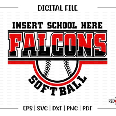 7241 Softball svg Lady Falcons Softball svg Falcon Falcons Lady Softball svg dxf eps png pdf sublimation cut file htv clipart design