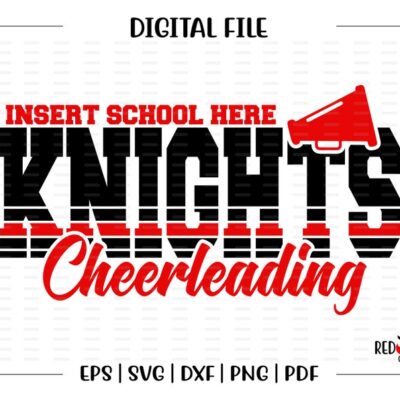 7297 Cheerleading svg Knight Cheerleading Knight Knights Cheer Cheerleader Cheerleading svg dxf eps png pdf sublimation cut file