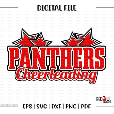 7303 Cheer svg Panther Cheer svg Cheerleading Panther Panthers Cheerleading svg dxf eps png pdf sublimation cut file htv vector