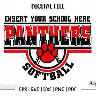 7331 Softball svg Lady Panther Softball svg Lady Panther Panthers Softball svg dxf eps png pdf sublimation cut file htv clipart