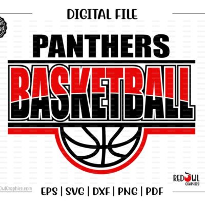 7333 Basketball svg Panther Basketball svg Panther Panthers Basketball svg dxf eps png pdf sublimation cut file htv vector digital