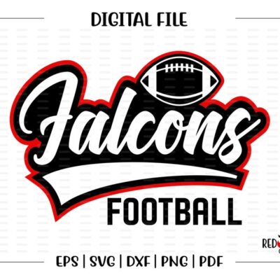 7372 Football svg Falcon Football svg Falcon Falcons Football svg dxf eps png pdf sublimation