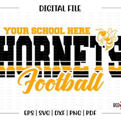 7376 Football svg Hornet Football svg Hornet Hornets Football svg dxf eps png pdf sublimation cut file htv vector digital