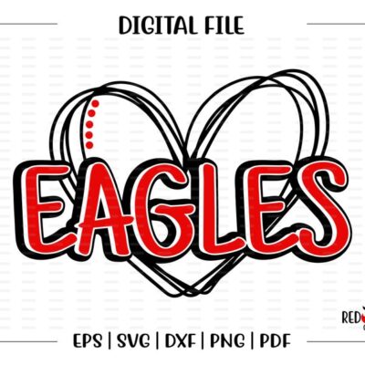 7388 Eagle svg Eagles svg Heart Love Eagle Eagles svg dxf eps png pdf sublimation cut file htv vector digital