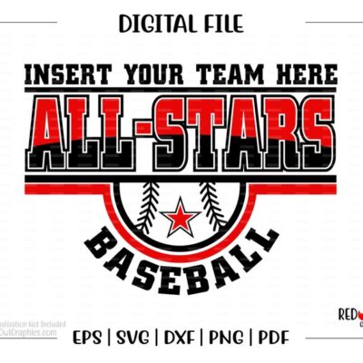 7447 All Star svg All Star svg Baseball svg Baseball All Stars AllStar All Stars svg dxf eps png pdf sublimation cut file htv clipart