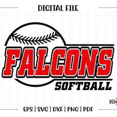 7470 Softball svg Falcon Softball svg Falcon Falcons Softball svg dxf eps png pdf sublimation cut file htv vector digital