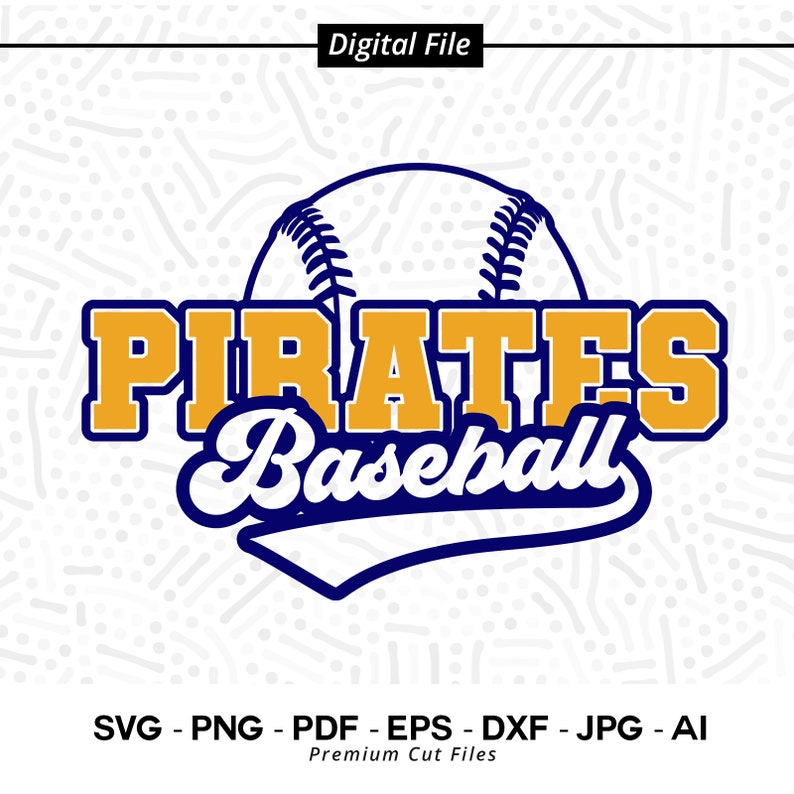 749 Baseball SVG PNG Pirate Baseball Pirate Pirates Baseball svg Cricut svg Digital Download Sublimation Baseball Clipart SVG for Shirts