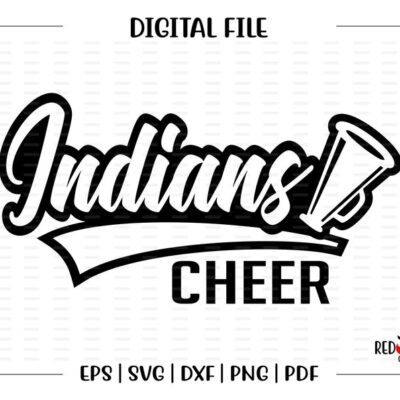 7507 Cheer svg Indian Cheer Indian Indians Cheer Cheerleader Cheerleading svg dxf eps png pdf sublimation cut file