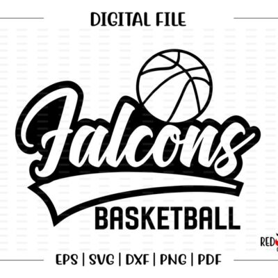 7513 Basketball svg Falcon Basketball Falcon Falcons Basketball svg dxf eps png pdf sublimation cut file htv vector digital