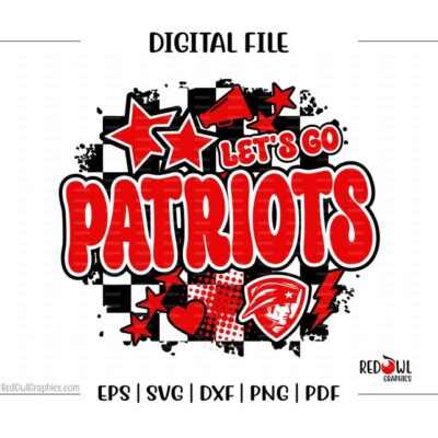 7520 Patriot svg Patriots svg Patriot Patriots Mascot Retro Checker Board clipart svg dxf eps png pdf sublimation cut file htv