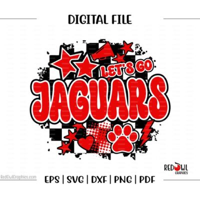 7523 Jaguar svg Jaguars svg Retro Jaguars Retro Checker Board svg dxf eps png pdf sublimation cut file htv clipart shirt design