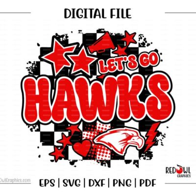 7526 Hawk svg Hawks svg Hawk Retro Checker board svg dxf eps png pdf sublimation cut file htv vector digital mom dad coach