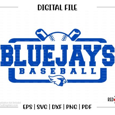 7561 Baseball svg Bluejay Baseball svg Bluejay Bluejays Baseball svg dxf eps png pdf sublimation cut file htv vector digital clipart