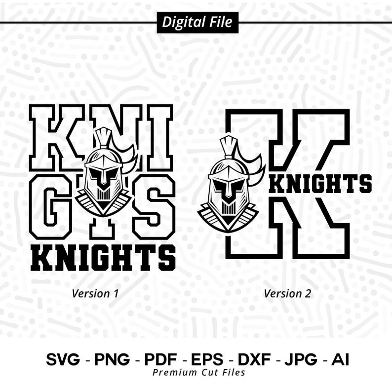 757 Knight Svg Png Knights Svg Stacked Knights Svg Mascot Team Knights Shirt Knights Cheer Knights Pride Cricut Cut Files Sublimation