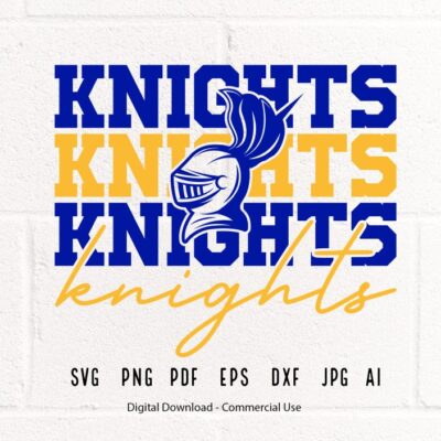 774 Knights SVG PNG Knights Face svg Knights Mascot svg Knights Shirt svg Knights Cheer svg Knights Vibes svg School Spirit svg