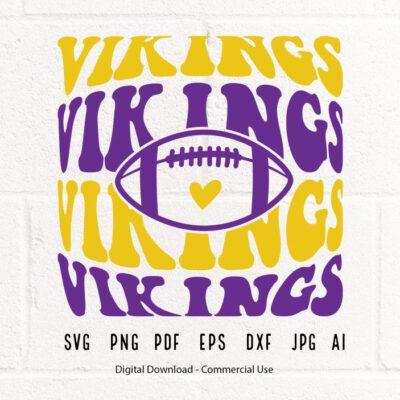 775 Vikings Football SVG PNG Vikings Mascot svg Vikings svg Vikings School Team svg Vikings Cheer svg Stacked Vikings School Spirit