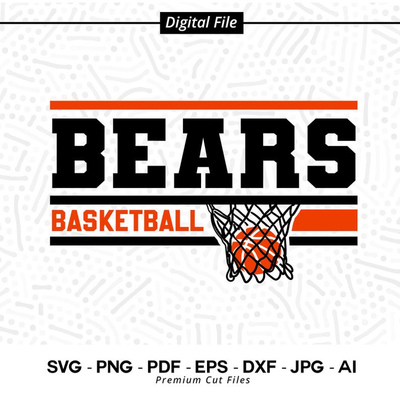 84 Bears Basketball SVG PNG Bears svg Bear svg Basketball svg Bears Cheer Svg Bears Vibes Svg Bears Shirt Svg School Spirit svg