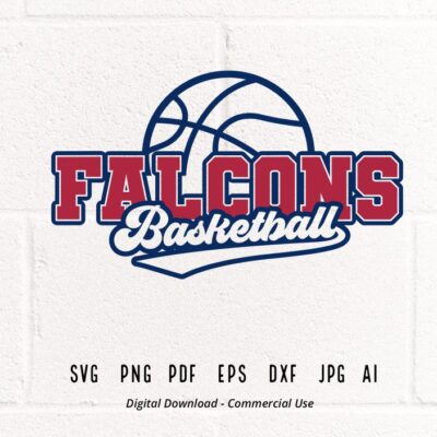 845 Falcons SVG PNG Falcons Basketball svg Falcons Cheer svg Basketball svg Falcons Shirt svg Retro Falcons Falcons Pride Basketball Mom