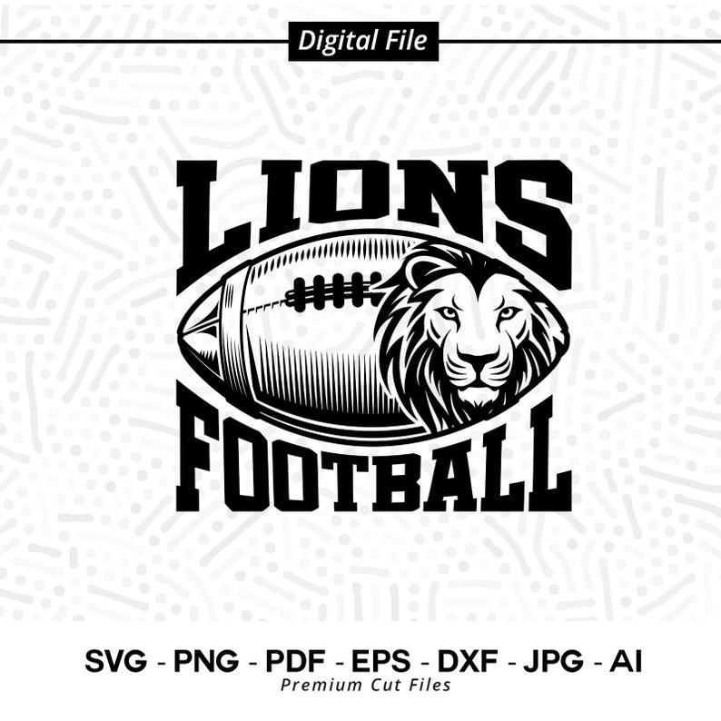 875 Lions SVG PNG Lions Football svg Lions Face svg Lion Football Svg Lions Mascot svg Lions Cheer svg Lions Vibes svg School Spirit svg