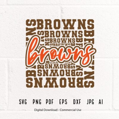 877 Browns SVG PNG Browns Mascot svg Browns Cheer svg Browns Shirt svg Browns Sport svg School Spirit Browns Typography svg