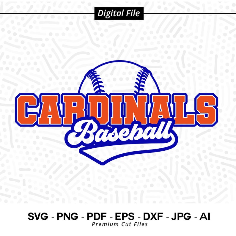 886 Baseball SVG PNG Cardinal Baseball Cardinal Cardinals Baseball svg Cricut svg Digital Download Sublimation Baseball Clipart Cut file