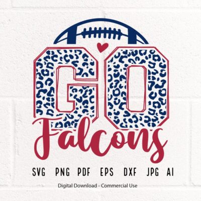 902 Leopard Go Falcons SVG Falcons Football svg Falcons svg Falcons Mascot svg Falcons Mom svg Falcons School Team Falcons Shirt svg