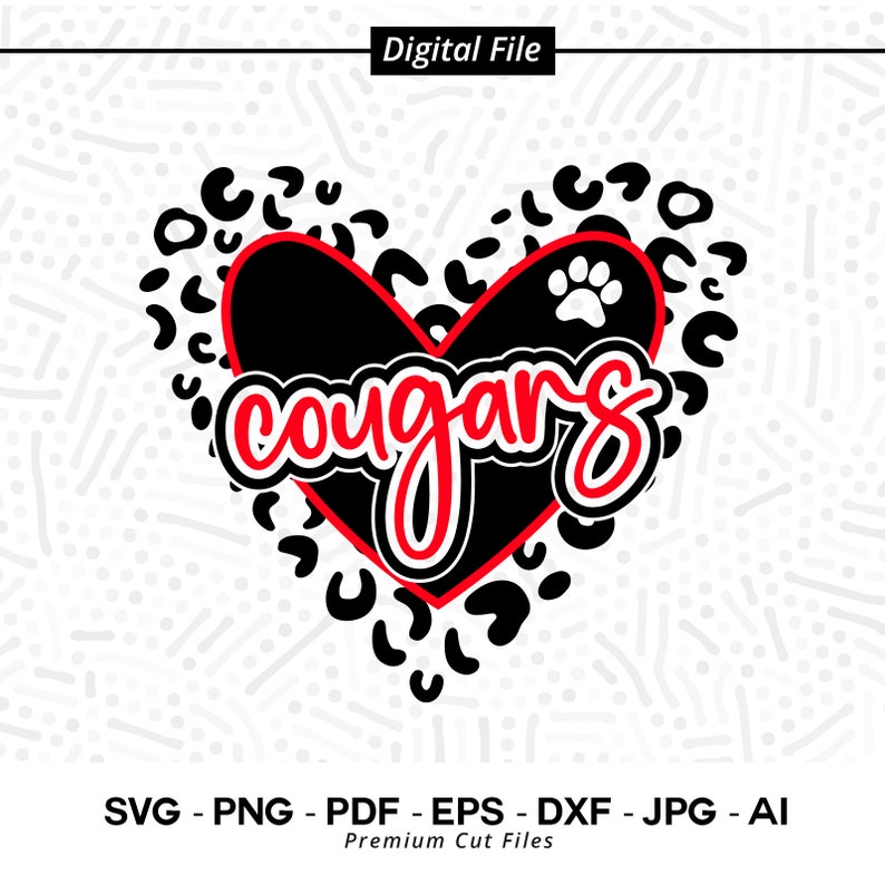 91 Cougar Svg Png Cougars Svg Png Paw Svg Cougars Paw Svg Cheer svg Cougars Mom svg Digital Download Cricut Cut Files Silhouette