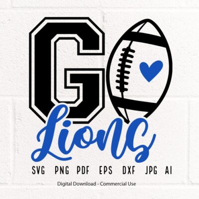 93 Lions SVG PNG Lions Football svg Lions svg Lions Mascot svg Lions Shirt svg Lions Mom svg Lions School Team svg Lions Pride Cricut