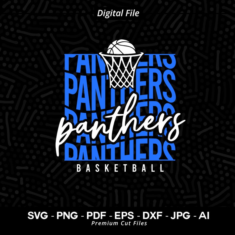 953 Panthers svg Panther svg Basketball svg Stacked Panthers Basketball Panthers Cheer Svg Panthers Vibes Svg Panthers Shirt Svg