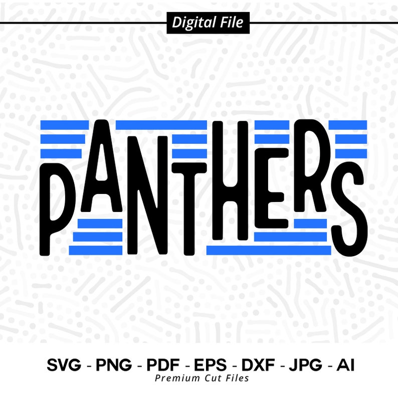 954 Panthers SVG PNG Panthers Mascot svg Panthers Cheer svg Panthers Shirt svg Panther Sport School Spirit Panther Mom Panthers Typography