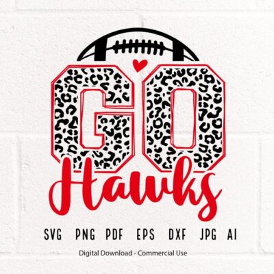 973 Hawk Football svg Hawk Hawks Football svg png Sublimation Football Clipart SVG for Shirts SVG for Cricut Shirt Design Football Mom