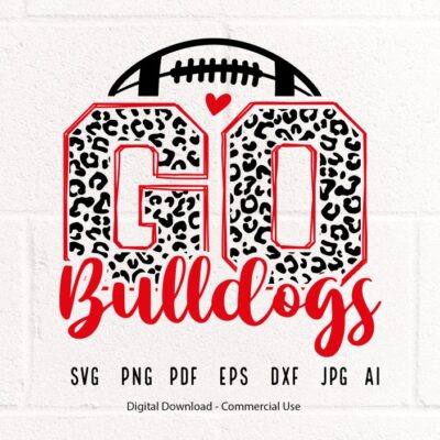 984 Leopard Go Bulldogs SVG Bulldogs Football svg Bulldogs svg Bulldogs Mascot svg Bulldogs Mom svg Bulldogs School Team svg