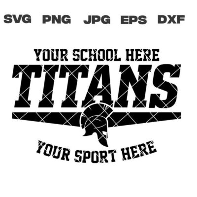 9908 Personalized Custom Titans svg School Mascot svg dxf eps png jpg sublimation cut file cricut silhouette vector digital