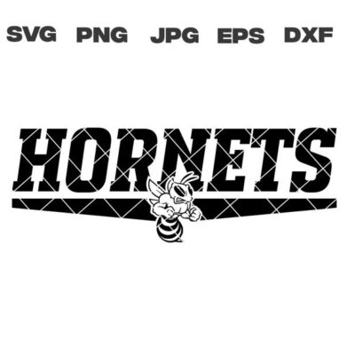 9926 Hornets svg Hornets School Mascot Clipart svg dxf eps png jpg sublimation cut files for cricut silhouette vector digital