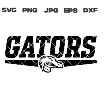 9927 Gators svg Gators School Mascot Clipart svg dxf eps png jpg sublimation cut files for cricut silhouette vector digital