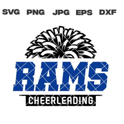 9938 Rams SVG Rams Cheerleading SVG Cheerleading svg png jpg dxf eps Cricut Files Digital Download Sublimation Vector