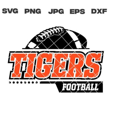 9955 Tigers SVG Tigers Football SVG Football Team svg png jpg dxf eps Cricut Files Digital Download Silhouette Instant Download