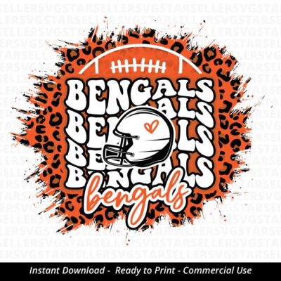 997 Bengals PNG Bengals Football png Leopard Bengals png Bengals Shirt png Bengals Mom png Bengals Mascot png Sublimation PNG