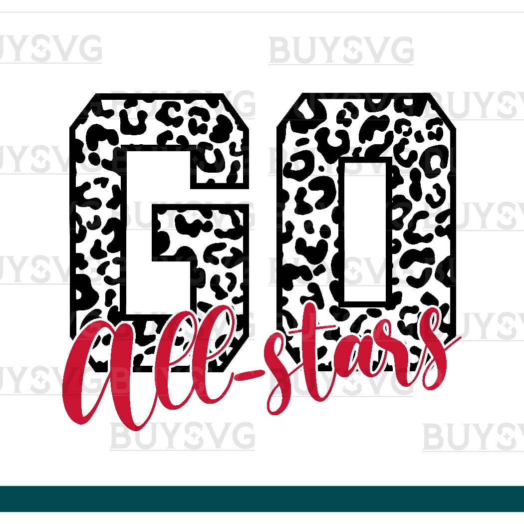 All stars SVG PNG Digital file Download GO LONG