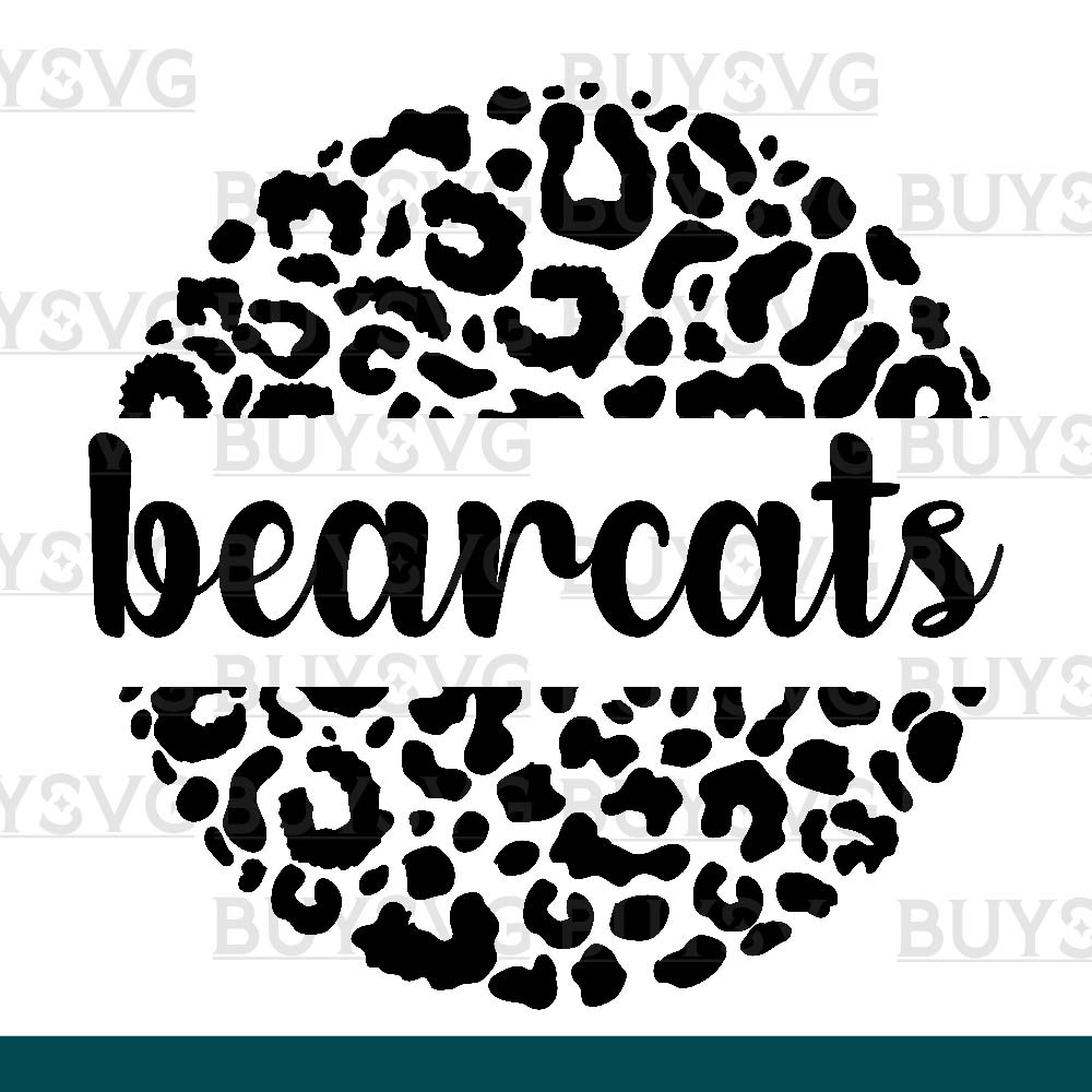 Bearcats SVG PNG Digital file Download LEOPARD CIRCLE