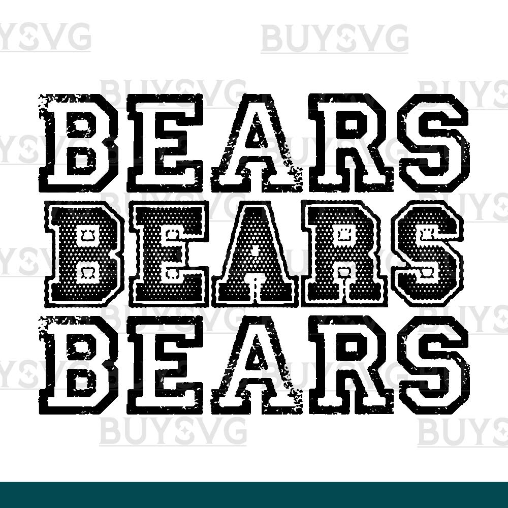 Bears SVG PNG Digital file Download Stack 3 1