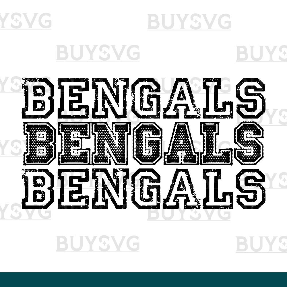 Bengals SVG PNG Digital file Download Stack 3 1