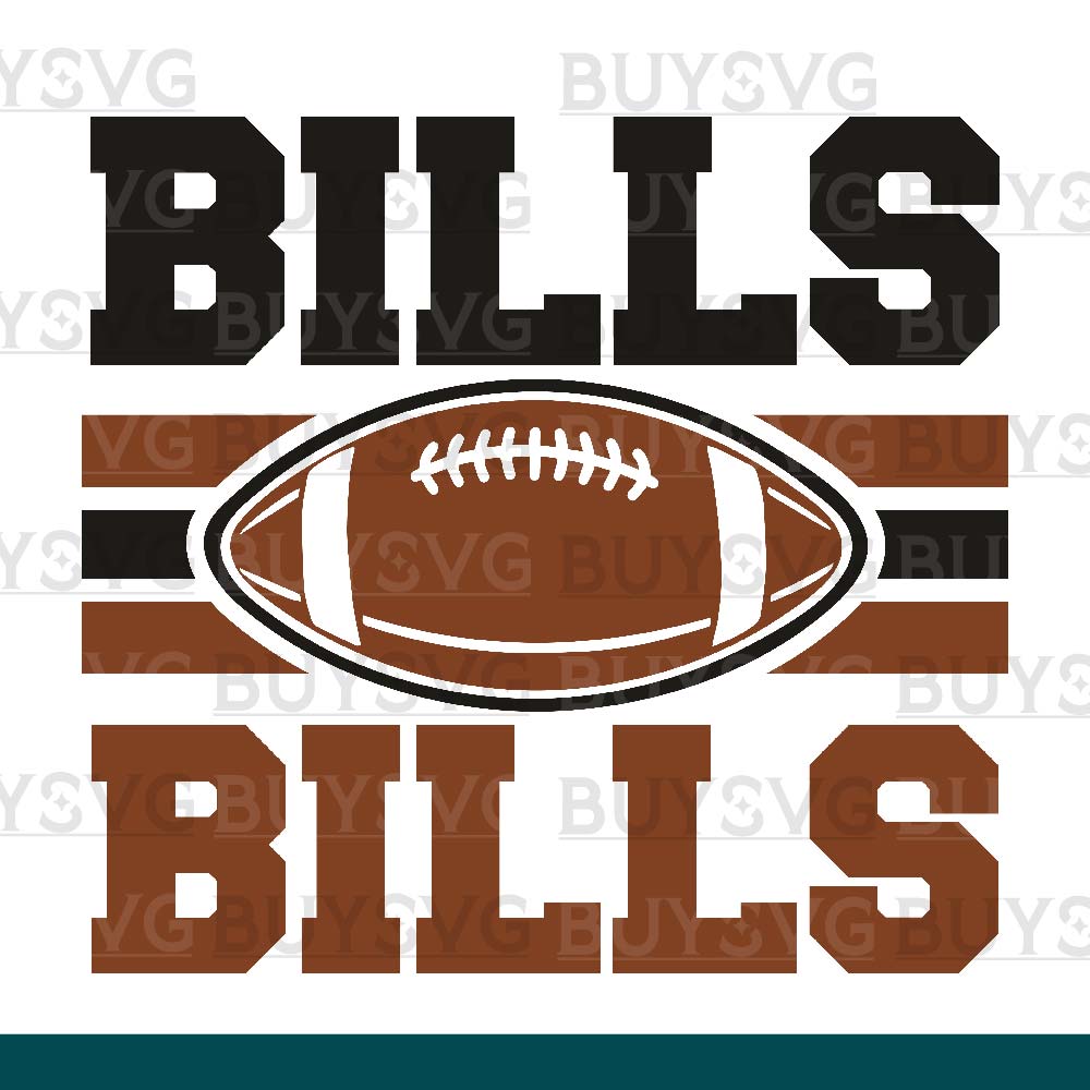 Bills SVG PNG Digital file Download 2 STACK FOOTBALL