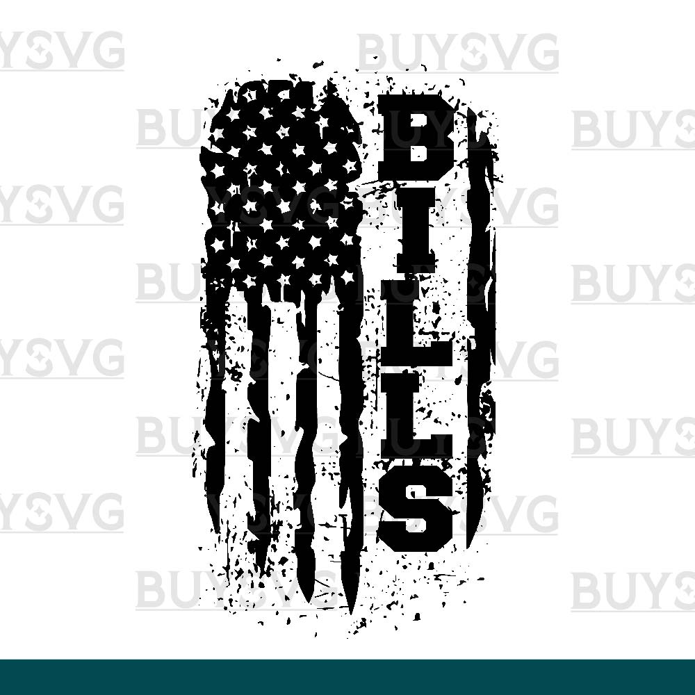 Bills SVG PNG Digital file Download FLAG 3