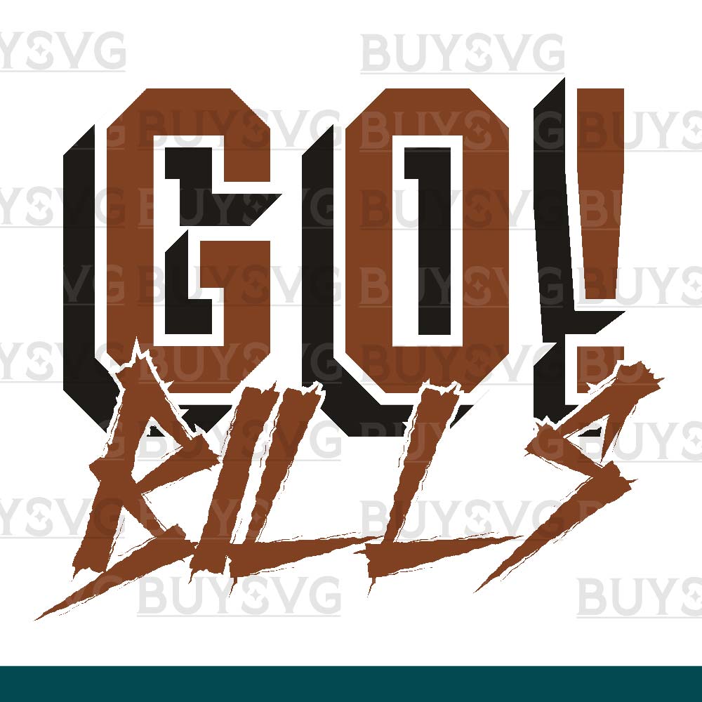 Bills SVG PNG Digital file Download GO Cheering