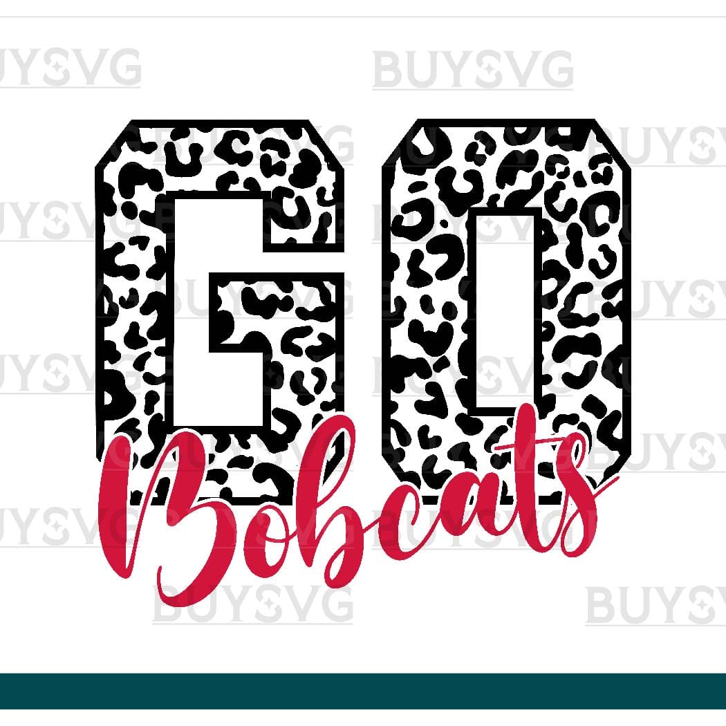 Bobcats SVG PNG Digital file Download GO LONG