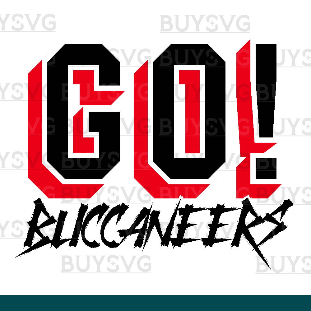 Buccaneers SVG PNG Digital file Download GO Cheering 2