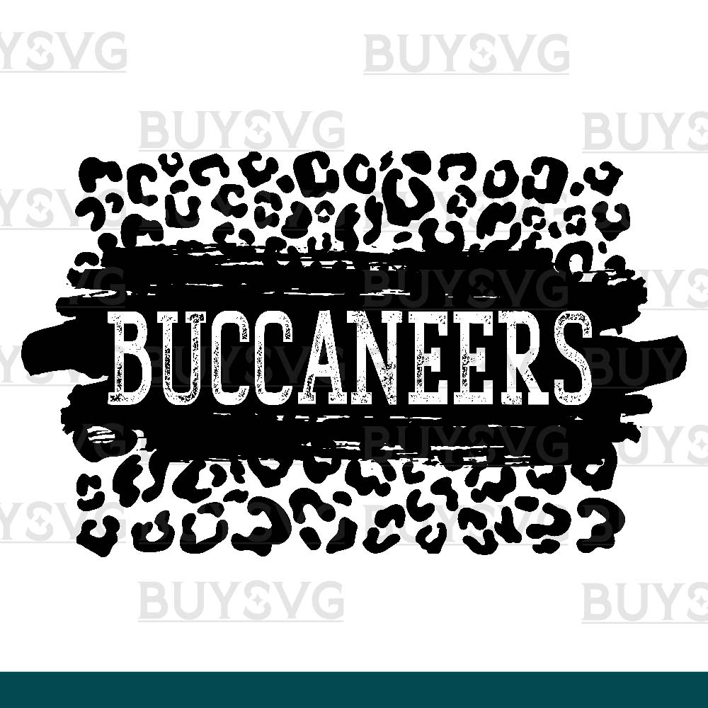 Buccaneers SVG PNG Digital file Download LEOPARD PATCH