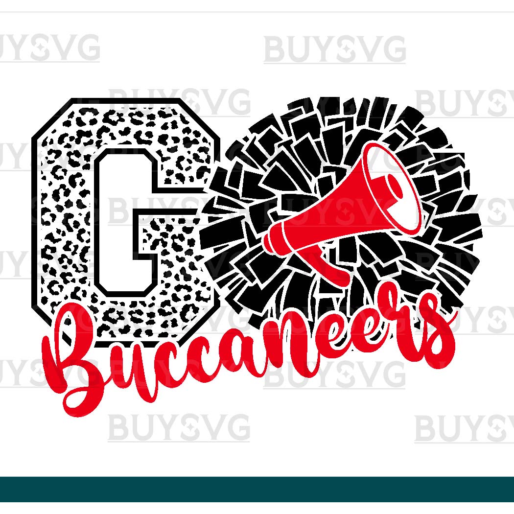 Buccaneers SVG PNG Digital file Download POMPOM GO